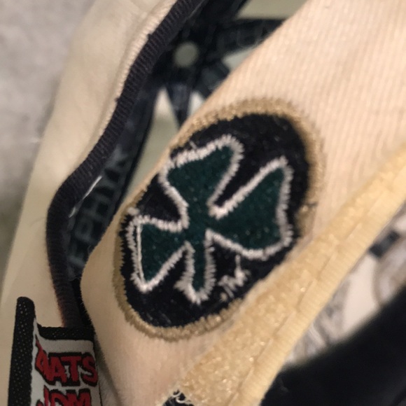 Zephyr Notre Dame Hat Mens White Embroidered Logo Made in Russia Irish Cap - Picture 11 of 11